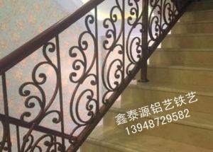 內蒙古鐵藝樓梯扶手設計
